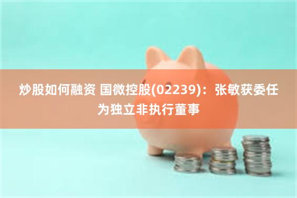 炒股如何融资 国微控股(02239)：张敏获委任为独立非执行董事