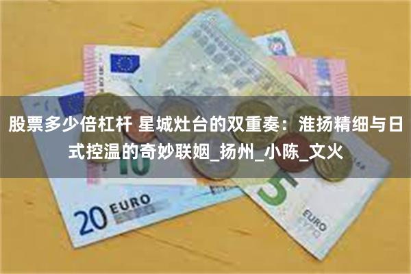 股票多少倍杠杆 星城灶台的双重奏：淮扬精细与日式控温的奇妙联姻_扬州_小陈_文火