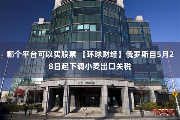 哪个平台可以买股票 【环球财经】俄罗斯自5月28日起下调小麦出口关税