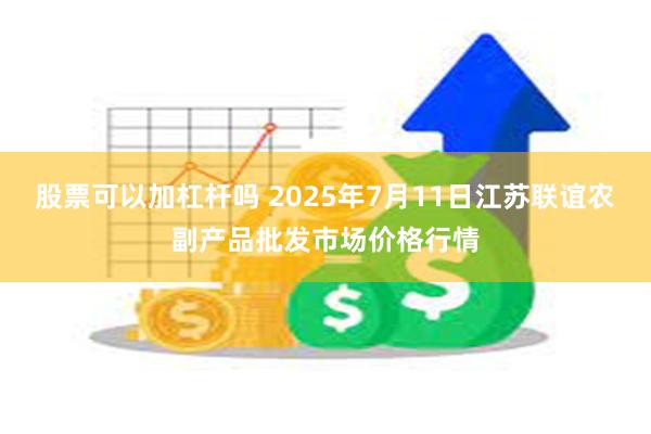 股票可以加杠杆吗 2025年7月11日江苏联谊农副产品批发市场价格行情