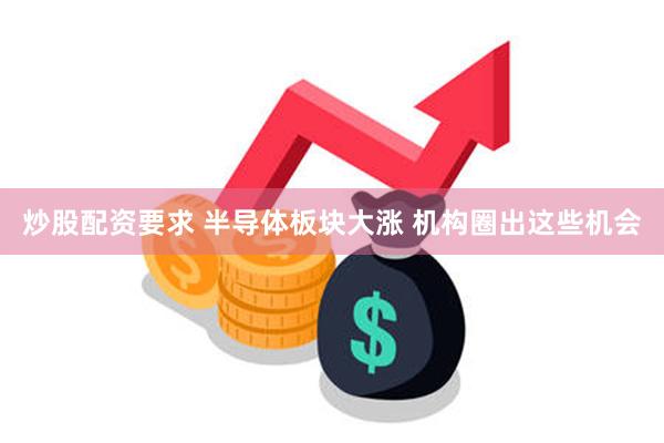 炒股配资要求 半导体板块大涨 机构圈出这些机会