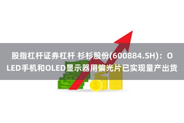 股指杠杆证券杠杆 杉杉股份(600884.SH)：OLED手机和OLED显示器用偏光片已实现量产出货