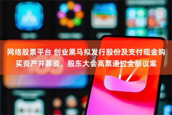 网络股票平台 创业黑马拟发行股份及支付现金购买资产并募资,股东大会高票通过全部议案