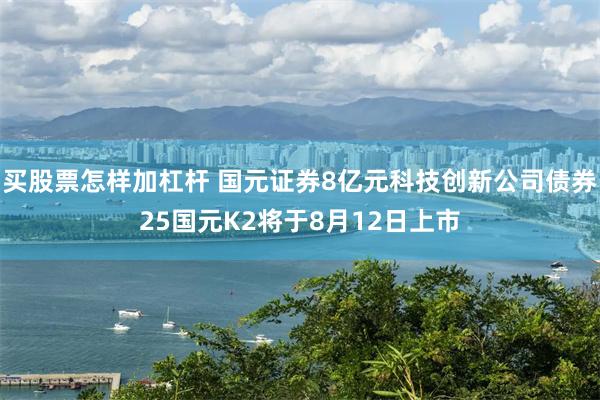 买股票怎样加杠杆 国元证券8亿元科技创新公司债券25国元K2将于8月12日上市