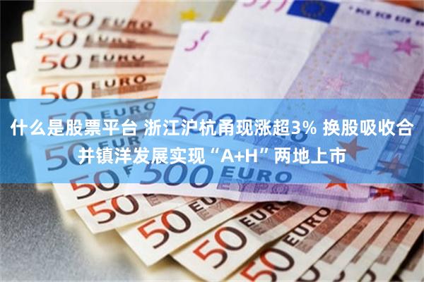 什么是股票平台 浙江沪杭甬现涨超3% 换股吸收合并镇洋发展实现“A+H”两地上市