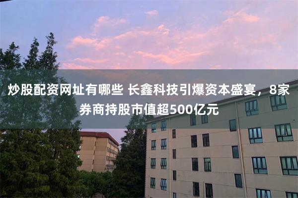 炒股配资网址有哪些 长鑫科技引爆资本盛宴，8家券商持股市值超500亿元