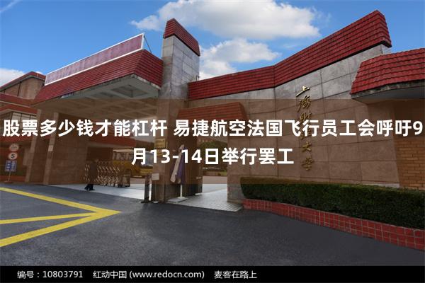 股票多少钱才能杠杆 易捷航空法国飞行员工会呼吁9月13‑14日举行罢工